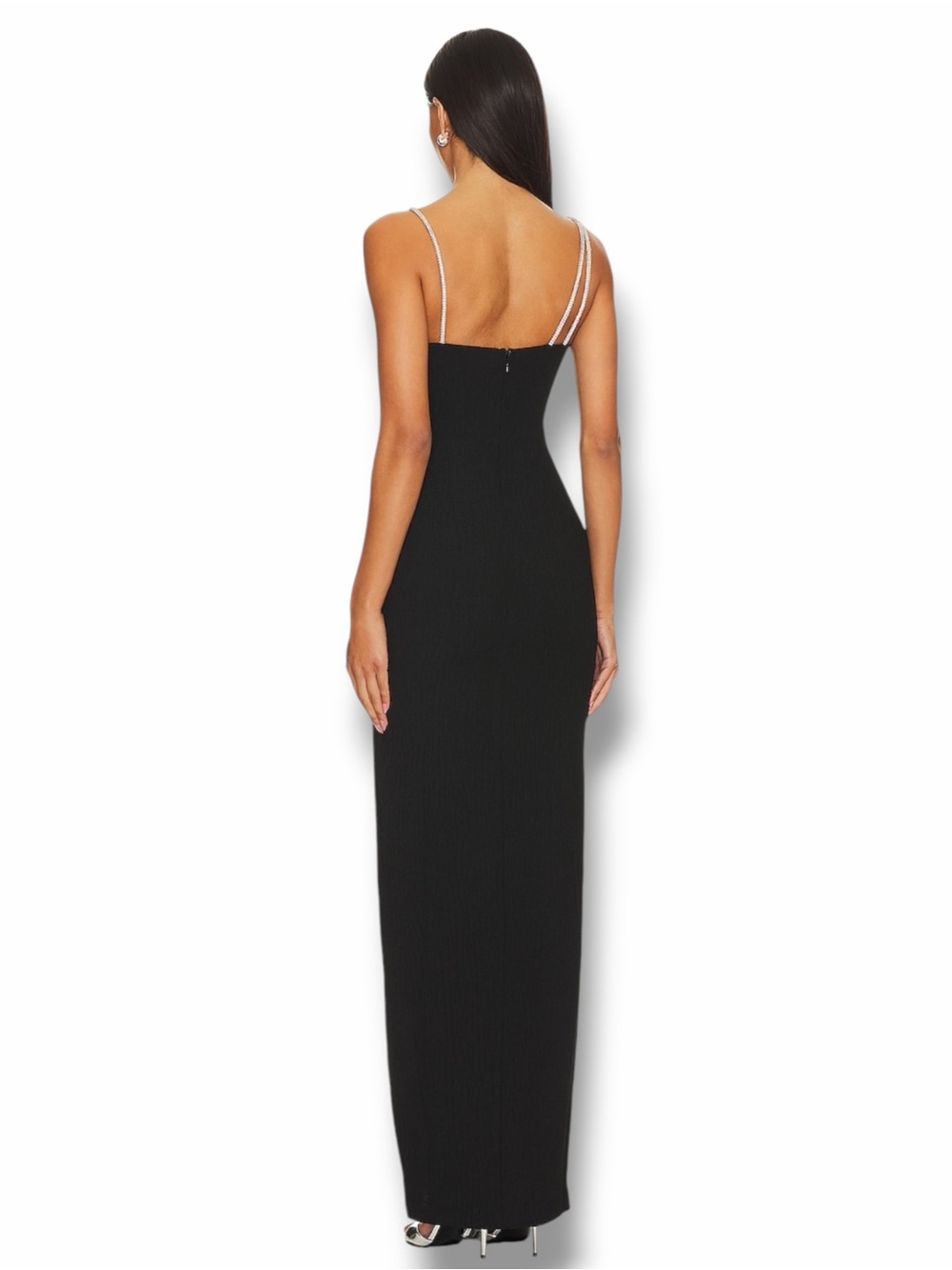NBD Evelyn Black Maxi Dress $298 Size S NWT - Picture 3 of 8